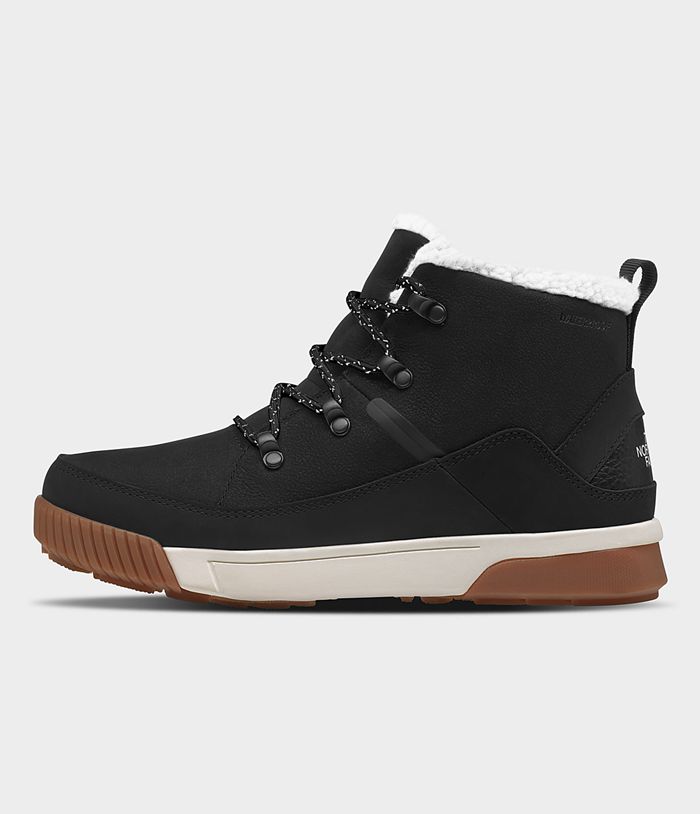 The North Face Boots Sierra Mid Lace WP Black - Womens - Thailand NJRTG-4287